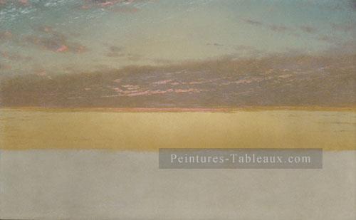 John Frederick Kensett Sunset Sky Paysage marin Peintures à l'huile